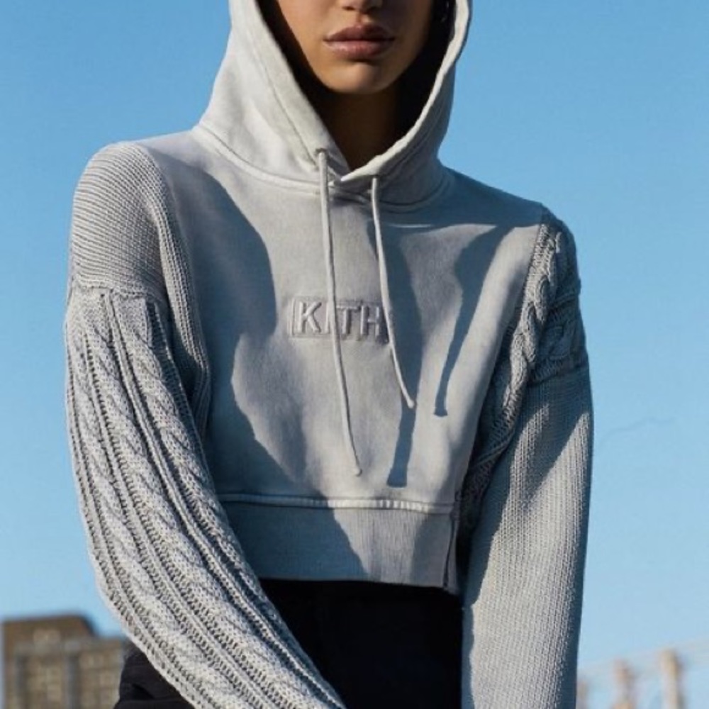 KITH // Crochet Crop Sweatshirt